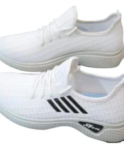 スニーカー レディース スポーツ ウォーキング 素早く履ける 超軽量 蒸れにくい ローカット 滑り止め MDM(ホワイト,  24.0 cm)