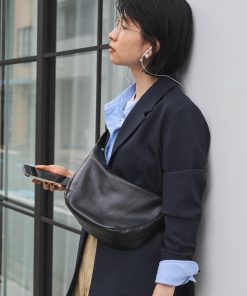 russet ウエストポーチ ウエストバッグ 「お気に入り登録数1万超え」ソフトレザーラウンドショルダーバッグ(CE-1326) レディース メンズ