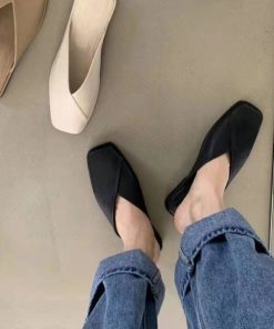 「Ritzy」 フラットサンダル 24 ブラック レディース