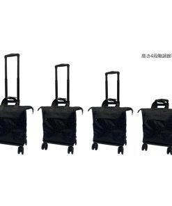 cocoro レオパード4輪カート／ブラック（レップ）560501 ショッピングカート