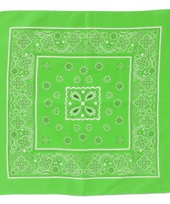 バンダナ 蛍光 1個入 蛍光イエロー 蛍光グリーン 蛍光ピンク 【ゆうパケット対応】