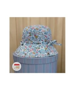 ふるさと納税 小物 帽子 千葉県 松戸市 AO016 warmheart リバティ(Betsy)×シャンブレーのリバーシブルハット／帽子(59.5cm) 59.5cm