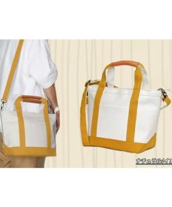 ふるさと納税 カバン ショルダーバッグ 福岡県 篠栗町 ワックス ショルダートートバッグ 帆布 本革持手 2way バッグ S ナチュラル／イエロー WZ014-4 ナチュラ…