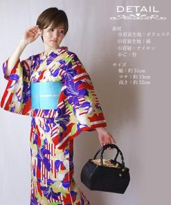 かごバッグ 巾着付き 竹編み 丸柄 モダン ブラウン ブラック 大容量 浴衣 夏着物 カジュアル 和モダン レディース 軽量 20代 30代 40代 50代 60代