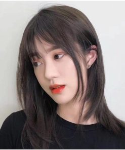 ネット 付き セミロング ウィッグ  ストレート 耐熱