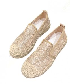 ローファー スリッポン 可愛い おしゃれ 花柄 カジュアルシューズ レディース メッシュ スニーカー 厚底 フラットシューズ パンプス 歩きやすい