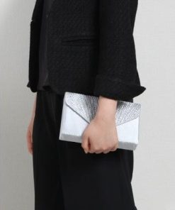 DRESS+ ドレスプラス パーティーバッグ パーティー バッグ 2way （シルバー）