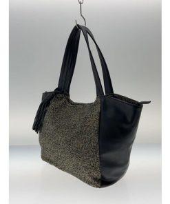 ear PAPILLONNER◆ハンドバッグ/--/BLK/ER17U0123280100