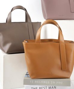 LIZDAYS トートバッグ レディース ショルダーバッグ 斜め掛け ハンドバッグ 仕切り付き ミニトートバッグ ミニバッグ 2WAY ミニ A5 マチ広 多収納 軽量 自立