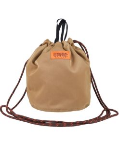 UNIVERSAL OVERALL ユニバーサルオーバーオール 巾着ポーチ 巾着バッグ ブランド おしゃれ レディース メンズ ミニポーチ 小物ポーチ 化粧ポーチ 撥水 アメカジ 黒