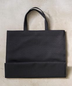 東京ソワール 手提げバック 横型 横長 お受験 サブバッグ 黒 ブラック トートバッグ 面接 試験 保護者会 A４対応 シンプル リボン 5687620-98